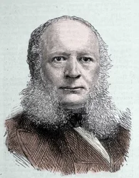 Porträtt av Werner von Siemens (1816-1892), tysk ingenjör och industriman.