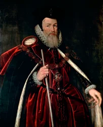 Porträtt av William Cecil Baron Burghley