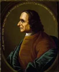 Porträtt av den italienske kompositören och violinisten Giuseppe Tartini (1692-1770) Anonym målning från 1700-talet. Bologna Civico Museo Bibliografico Musicale - Porträtt av den italienske kompositören och violinisten Giuseppe Tartini (1692-1770). Anonym 