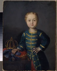 Porträtt av tsaren av Ryssland Ivan VI Antonovich