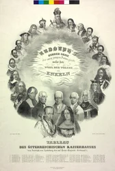 Tavla över den österrikiska kejsarfamiljen Rudolf av Habsburg