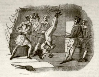 The Death Galley, eller Pirate Schooner, c.1837