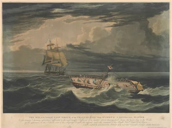 Det melankoliska skeppsbrottet med Frances Mary från St Johns... den 7 mars 1826 dök Hans Majestäts fregatt Blonde upp...