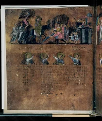 Den purpurfärgade Codex Rossanensis, 600-talet (handskrift)