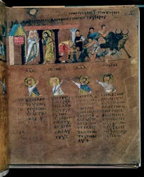 Den purpurfärgade Codex Rossanensis, 600-talet (handskrift)
