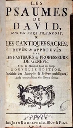 Titelsidan för Davids psalmer (1774)