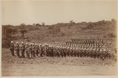 91:a högländare som återvänder från Zululand 1879 (s/v foto)