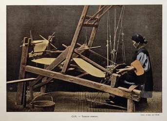 Kinesisk vävare, sent 1800-tal.