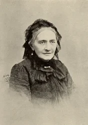 Clara Schumann (född Clara Wieck - 1819-1896) tysk pianist på ålderns höst (tryck)
