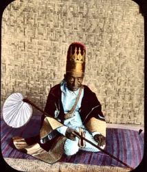 Överbefälhavare för armén i Mandalay, ca 1890-talet (foto)