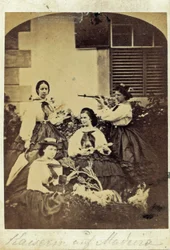 Elisabeth, kejsarinna av Österrike och drottningkonsort av Ungern (24 december 1837 - 10 september 1898) (foto)