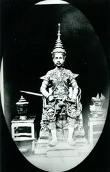 King Chulalongkorn, ca 1880 (s/v foto)