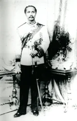 King Chulalongkorn, ca 1880 (s/v foto)