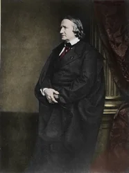 Porträtt av Alfred de Vigny (Alfred Victor, greve av Vigny