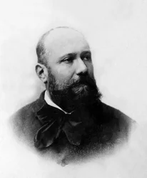 Porträtt av Armand Sylvestre (1837-1901), fransk journalist.