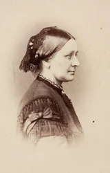Porträtt av Clara Schumann