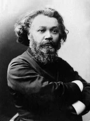 Porträtt av Clovis Hugues (1851-1907), fransk poet och politiker.