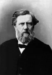 Porträtt av Edme Felix Alfred Vulpian (1826-1887), fransk läkare, fysiolog.