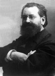 Porträtt av Edouard Drumont (1844-1917), fransk journalist.
