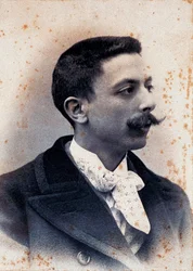 Porträtt av Enrique Granados (1867-1916) 1895 spansk kompositör och pianist.