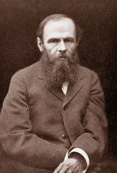 Porträtt av Fedor Dostojevskij (1821 - 1881).