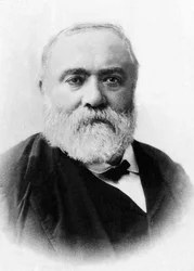 Porträtt av Francisque Sarcey (1827-1899), fransk journalist.