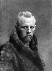 Porträtt av Fridtjof Nansen (1861-1930), norsk upptäcktsresande