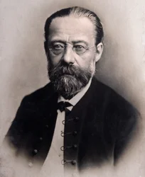 Porträtt av Friedrich Smetana (gravyr efter foto)