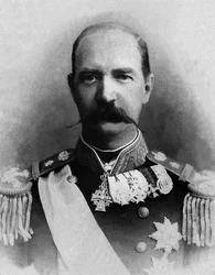 Porträtt av George I (1845-1913), kung av Grekland från 1863 till 1913.