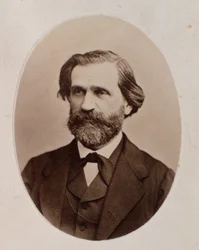 Porträtt av Giuseppe Verdi