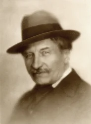 Porträtt av Gustave Charpentier (1860-1956), fransk kompositör.
