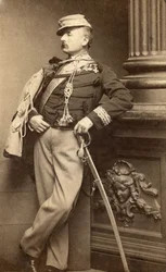 Porträtt av Jacques Alexandre Bixio, fransk läkare och politiker av italienskt ursprung (1808 - 1865).
