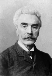 Porträtt av Jean Leon (Jean-Leon) Gerome (1824-1904), fransk målare och skulptör