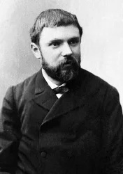 Porträtt av Jules Henri Poincare (1854-1912), fransk matematiker och fysiker.
