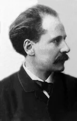 Porträtt av Jules Massenet (1842-1912), fransk kompositör.