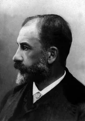 Porträtt av Leon Joseph Florentin Bonnat (1833-1922), fransk akademisk målare.
