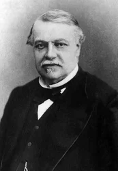 Porträtt av Leon Say (1826-1896), fransk bagarpolitiker.