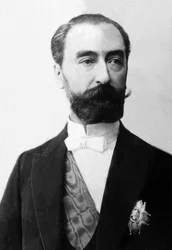 Porträtt av Marie Francois Sadi Carnot (1837-1894), fransk statsman och ingenjör.