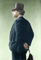 Porträtt av Mark Twain (1835-1910)