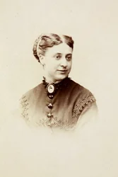 Porträtt av fröken Dunlop, omkring 1860-talet