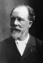 Porträtt av Pierre Paul Leon Glaize (1842-1932), fransk målare.