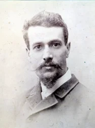 Porträtt av Savorgnan de Brazza (1852 - 1905).