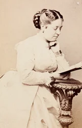 Porträtt av Therese Tietjens, omkring 1860-talet
