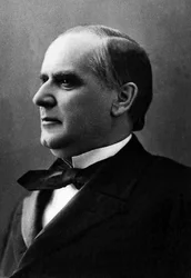 Porträtt av William McKinley (1843-1901), amerikansk politiker.