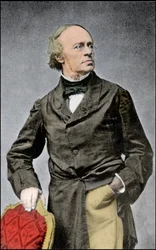 Porträtt av den franske kompositören Jacques Fromental Levy dit Halevy (1799-1862)