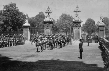 Drottning Victorias diamantjubileumsprocession, 22 juni 1897 (s/v foto)