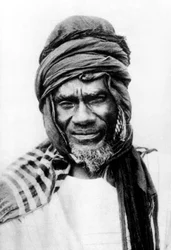 Samory Toure (svartvitt foto)