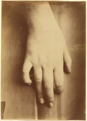 Studie av en hand,1865 (foto)