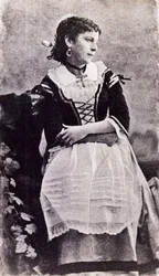 Teresina Brambilla (1845-1921) iklädd scenkostym