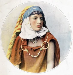 Tunisisk kvinna. 1898.